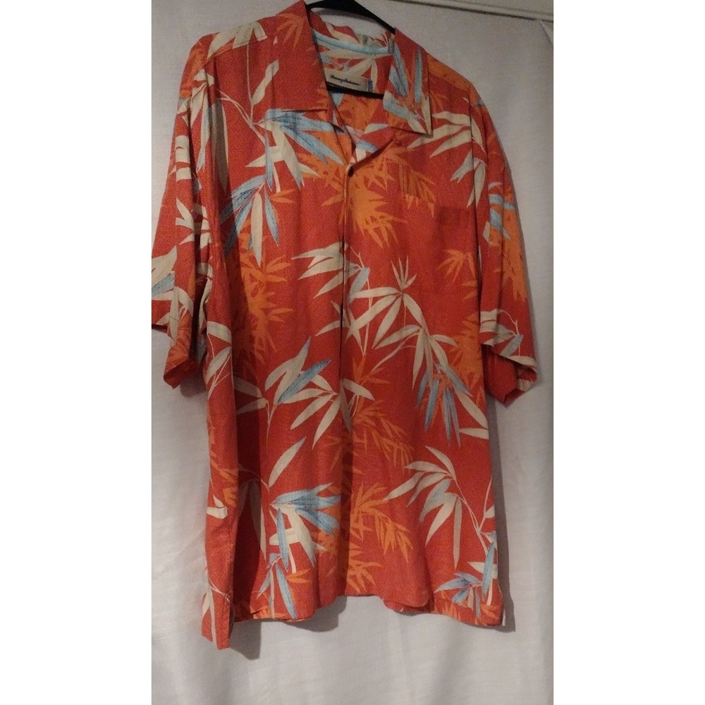 Tommy Bahama Serengeti Fronds Men's XXL Tropical Print Shirt NWOT